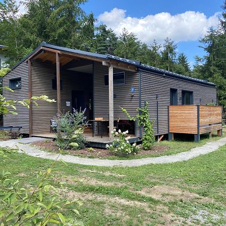 Modernes Tinyhouse Trailer Cabins Am Waldrand - Mit Seezugang Eging Dış mekan fotoğraf