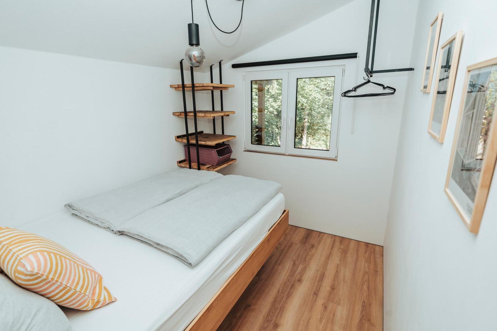 Modernes Tinyhouse Trailer Cabins Am Waldrand - Mit Seezugang Eging Dış mekan fotoğraf