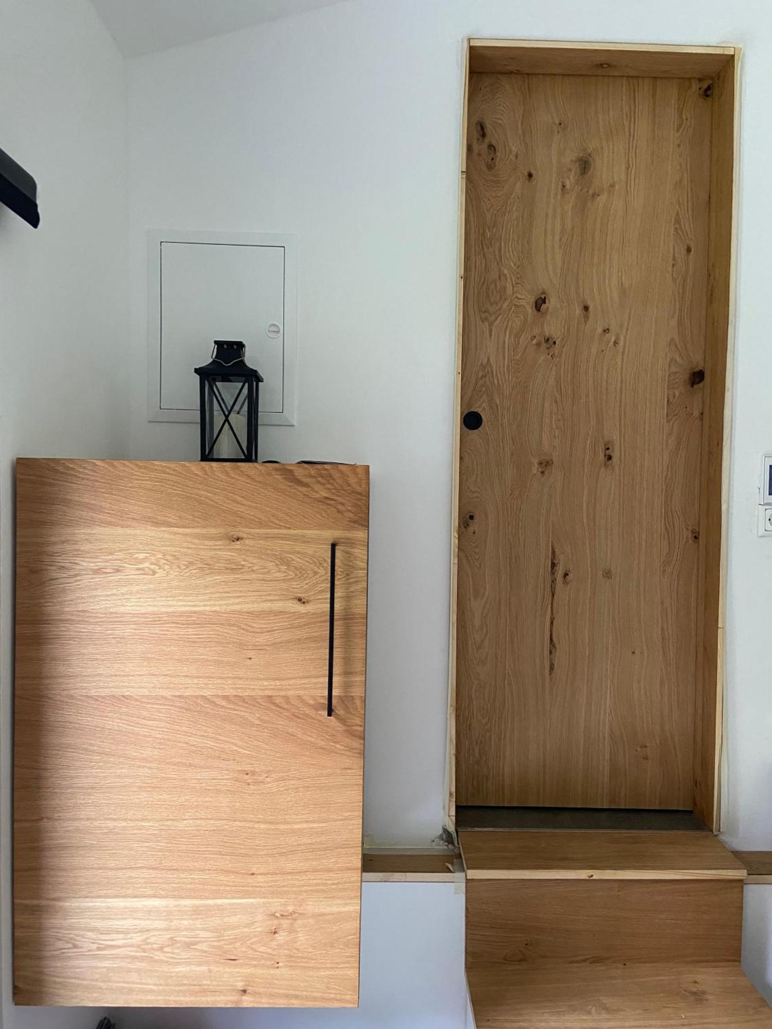 Modernes Tinyhouse Trailer Cabins Am Waldrand - Mit Seezugang Eging Dış mekan fotoğraf